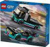Lego City Great Vehicles 60406 - Versenyautó És Autószállító Teherautó
