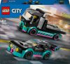 Lego City Great Vehicles 60406 - Versenyautó És Autószállító Teherautó