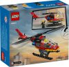 Lego City Fire 60411 - Tűzoltó Mentőhelikopter