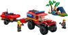 Lego City Fire 60412 - 4X4 Tűzoltóautó Mentőcsónakkal
