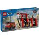 Lego City Fire 60414 - Tűzoltóállomás És Tűzoltóautó