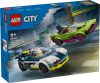 Lego City Police 60415 - Rendőrautó és sportkocsi hajsza