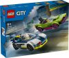 Lego City Police 60415 - Rendőrautó és sportkocsi hajsza