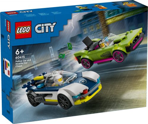 Lego City Police 60415 - Rendőrautó és sportkocsi hajsza