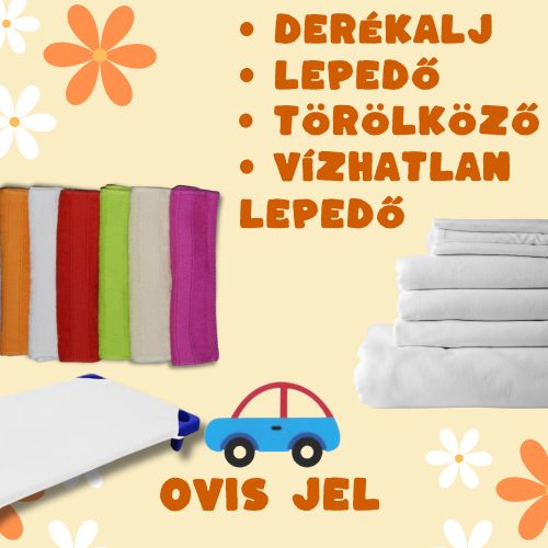 Ovikezdés csomag - autó  ovis jellel