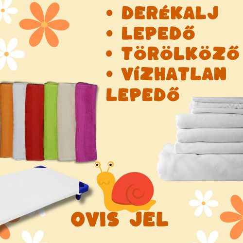 Ovikezdés csomag - csiga ovis jellel