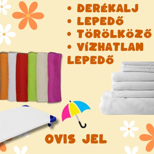 Ovikezdés csomag - esernyő ovis jellel