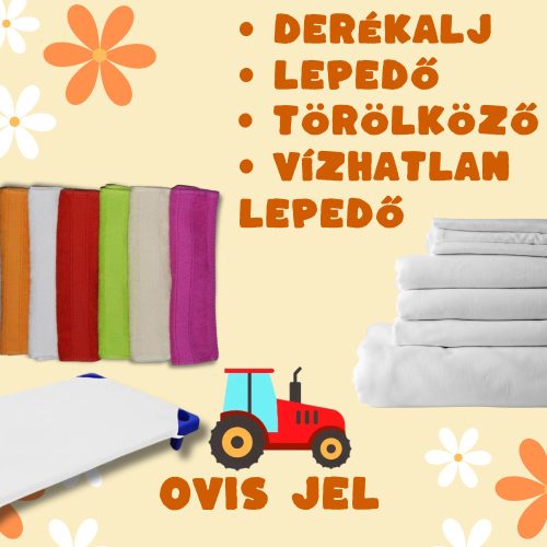 Ovikezdés csomag - traktor ovis jellel