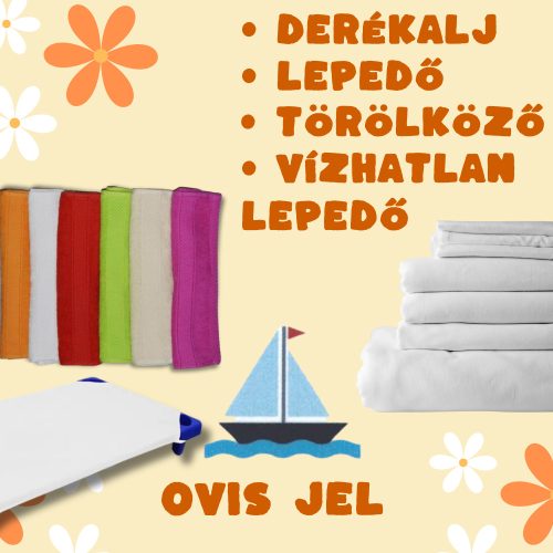 Ovikezdés csomag - vitorlás hajó ovis jellel