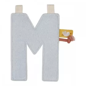 Little Dutch felfűzhető textil betű - M