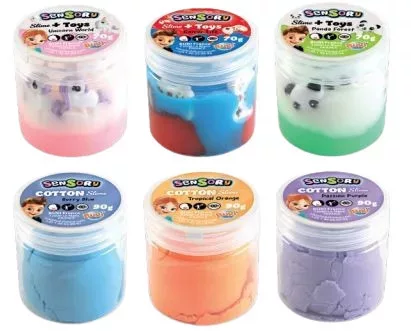 BUKI - Slime tégelyben, többféle