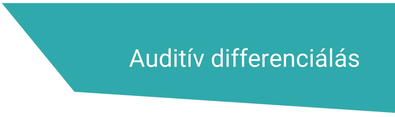 Auditív differenciálás