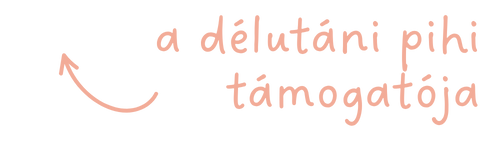 Délutáni pihi támogatója